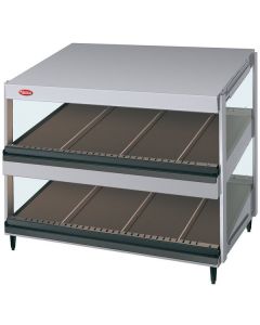 Hatco GRSDS-30D Glo-Ray 30" Self Service Countertop Merchandising Display Warmer- 2 Shelves