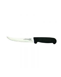 Omcan 6" Curved Flexible Boning Knife, Black, Greban