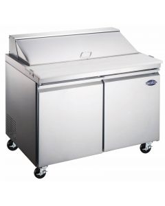 Zanduco 47" Refrigerated Prep Table 9.47 cu. Ft.