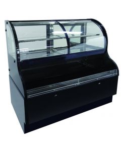 Omcan 48" Dual Service Open Refrigerated Floor Display Case Merchandiser