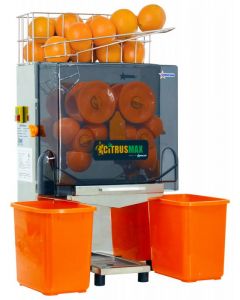 Omcan Citrus Max Orange Juice Extractor 20 Oranges per Minute Stainless Steel