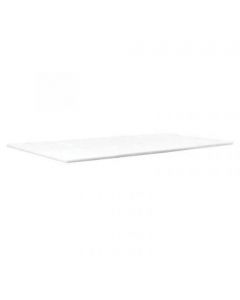 Zanduco 20" x 48" x 1" Poly Board for Poly Top Tables with Backsplash