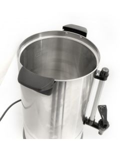 Omcan 9.6 L / 2.5 Gallon Stainless Steel Coffee Percolator 65 Cup