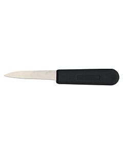 Omcan 3 1/4" Paring Knife with Black Polypropylene Handle