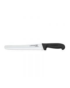 Omcan 10" Curved Wave Slicer, Black, Greban Knife