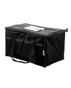 Choice Insulated Food Delivery Bag / Pan Carrier, Black Nylon, 23" x 13" x 15"