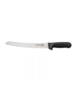 Omcan 10" Curved Waved Slicer, Black, Premium Greban