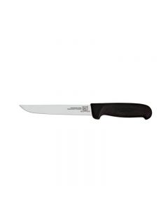 Omcan 6" Straight Boning Knife with Super Fiber Black Handle