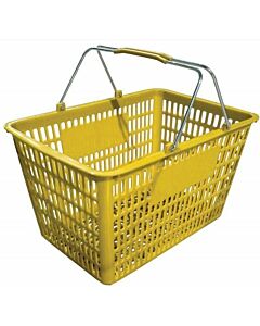 Omcan 18.75" x 11.5" Plastic Grocery Market Shopping Basket