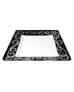 Delfin 12" x 12" Plate Sorrento Square TSQ12SO28