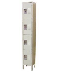 Omcan Steel Painted 4-Tier Locker