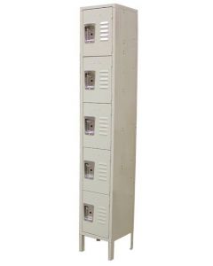 Omcan Steel Painted 5-Tier Locker