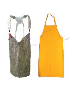 Omcan Mesh Apron 20"W X 34"L, Stainless Steel