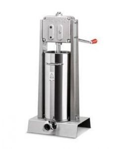 Omcan Sausage Stuffer Manual 30 Lbs/15 Kg Vertical Gear Driven Stainless Steel - Refurbished