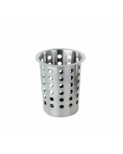 Zanduco Perforated Stainless Steel Flatware Cylinder