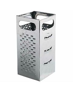 Zanduco 9" x 4" x 4" Stainless Steel Box Grater