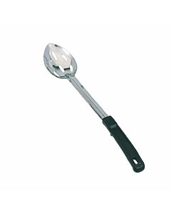 Zanduco 15" Slotted Stainless Steel Basting Spoon with Stop-Hook Handle