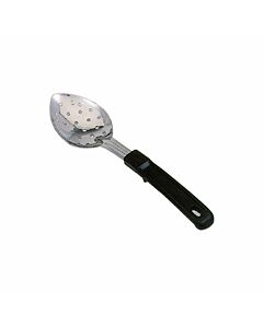Zanduco 15" Perforated Stainless Steel Basting Spoon with Stop-Hook Handle