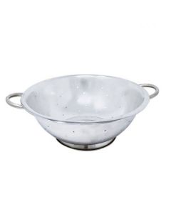 Zanduco 3 qt. Stainless Steel Colander with Base and Handles