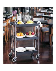Omcan Small Folding Dining Cart