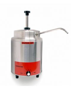Omcan Countertop Stainless Steel Food Warmer with 3.5 QT capacity (with Pump)