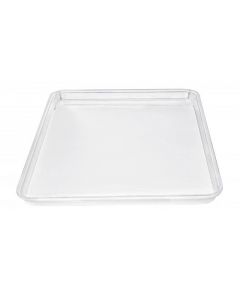 Zanduco 26" x 18" x 3/4" White Fiberglass Market Tray