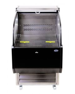 Zanduco 26" Open Refrigerated Floor Display Case with 6.6 cu.ft