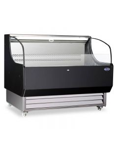 Zanduco 52" Open Refrigerated Floor Display Case with 13.07 cu. ft.