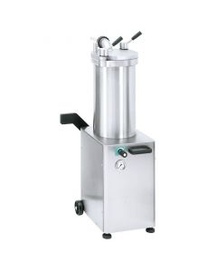 Omcan Stainless Steel Hydraulic Piston Sausage Stuffer – 48 lb capacity - 110V/60Hz/1Ph