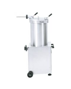 Omcan Stainless Steel Hydraulic Piston Sausage Stuffer – 95 lb capacity - 220V/60Hz/1Ph