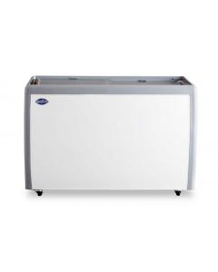 Zanduco 60 Ice Cream Freezer With Flat Glass Top 16.6 cu ft