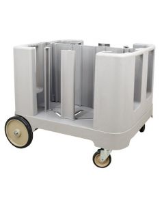 Omcan Dish Caddy Knockdown With 6 Adjustable Dividers And Vinyl Cover