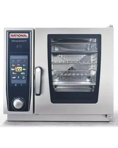 Rational CA1ERRA.0000210 iCombi Pro XS 4 Pan Half-Size Electric Combi Oven with Touch Screen - 208/240V, 3 Phase