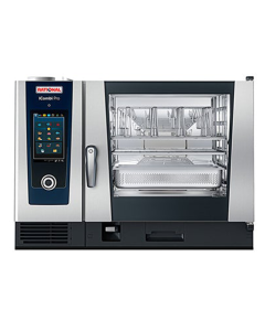 Rational CB2ERRA.0000249 iCombi Classic Single 6-Half Size Electric Combi Oven with Manual Controls - 208/240V, 3 Phase
