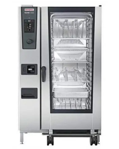 Rational CG2GRRA.0000280 iCombi Classic Single 20-Full Size Natural Gas Combi Oven with Manual Controls - 208/240V, 1 Phase