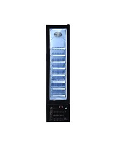 Zanduco 16.5" Single Glass Door Reach In Merchandiser Freezer - 105L