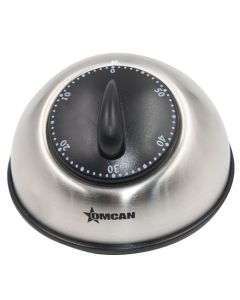 Omcan Stainless Steel 60 Minute Mechanical Kitchen Timer