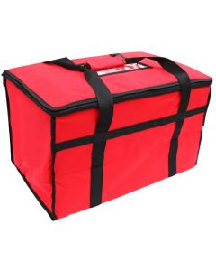 Omcan Red Insulated Food Delivery Bag 22" X 14" X 13"