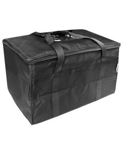 Omcan Black Insulated Food Delivery Bag 22" X 14" X 13"