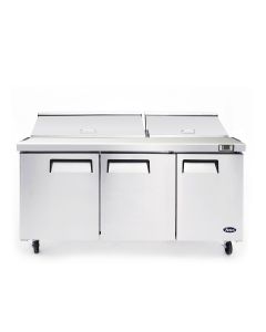 Atosa MSF8308GR 72" 30 Pan Mega Top Refrigerated Sandwich Prep Table