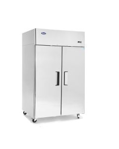 Atosa MBF8002GR Top Mount Solid Two Door Reach-In Freezer