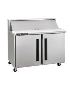Centerline CLPT-6024-SD-LR 60" 24 Mega-Top Refrigerated Solid Door Sandwich/Salad Prep Table Unit