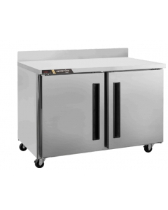 Centerline CLUC-48R-SD-WTLL 48" Undercounter Worktop Two Solid Door Refrigerator