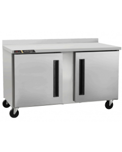 Centerline CLUC-60R-SD-WTLR 60" Undercounter Worktop Two Solid Door Refrigerator