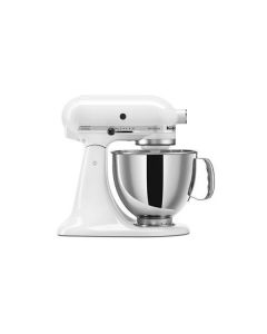 KitchenAid KSM150PSWH 5 Qt. Tilt Head Countertop Stand Mixer - White