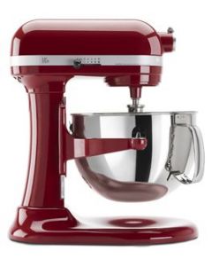 KitchenAid KP26M1XER 6 Qt. Professional 600 Series Bowl-Lift Stand Mixer - Empire Red