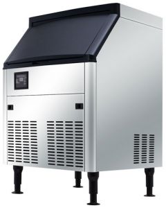 Omcan IC-CN-0219S Ice Machine with Bin - 80 lb Capacity, 210 lbs/day