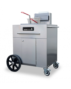 Omcan Single Tank Propane Outdoor Portable Fryer 93 000 BTU