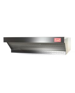Omcan Stainless Steel Hood for Single and Double Chamber Fuoco Series
