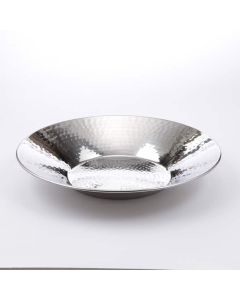 American Metalcraft 16-1/4" Round Hammered Stainless Steel Serving Bowl HMRD16